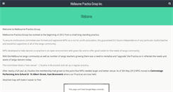 Desktop Screenshot of melbournepractica.org